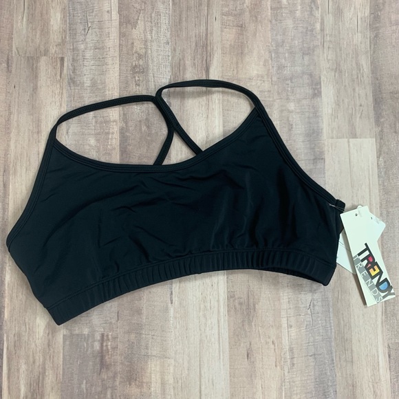 NWT Trendy Trends Black Sports Bra - Picture 3 of 8